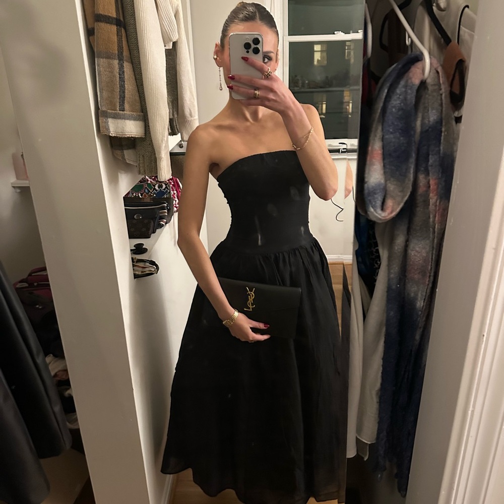 Reformation Strapless Evening Dress - Picture 4 of 4